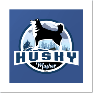 Husky Musher Shirt Posters and Art